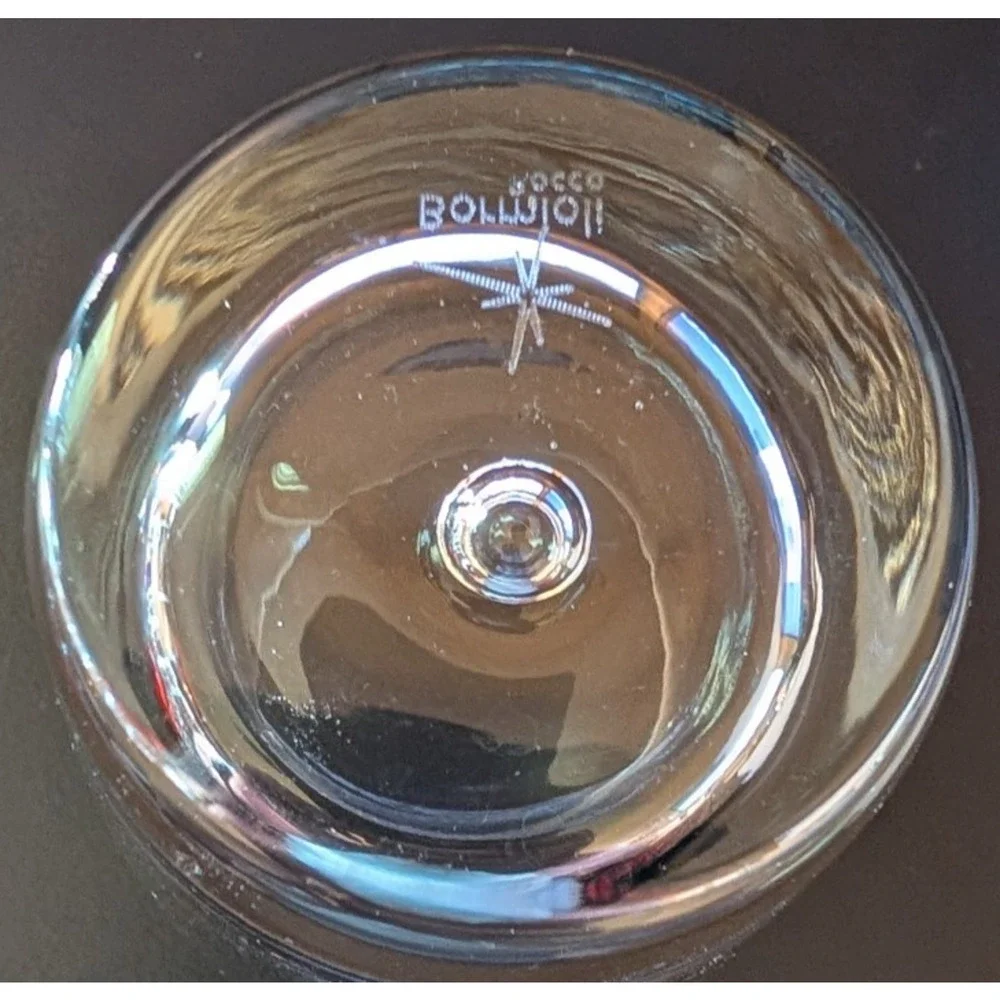 Bormioli Rocco Luna Cooler Bubble Glasses Clear 16 oz Tumbler Italy Set of 5
